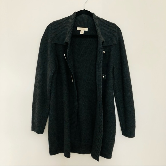 Wool blend knit cardigan - Picture 1 of 6